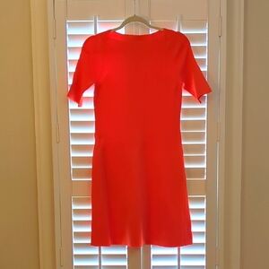 W By Worth Drop Waist Tangerine Dress